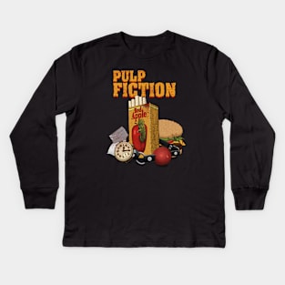 Red Apple Cigarette's: Pulp Fiction Kids Long Sleeve T-Shirt